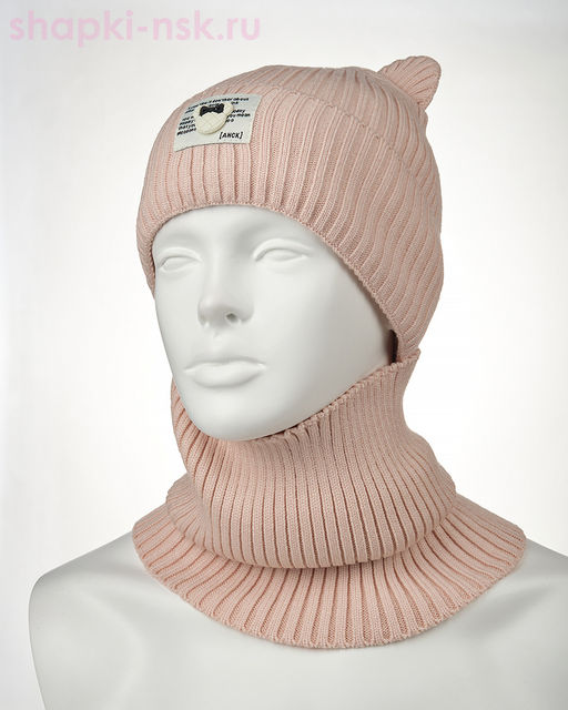 02-96-M Комплект флис (колпак+снуд) (50-52)