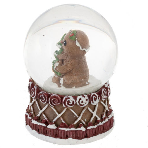 Фигурка декор в стекл шаре "Пряник", D 4.5 см, L4,5 W4,5 H7 см, 4в.