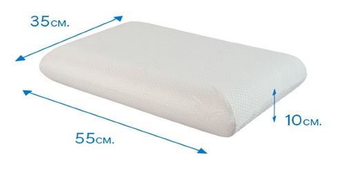 Анатомическая подушка 9004 sleep classic Белая - Ros-decor фото 4