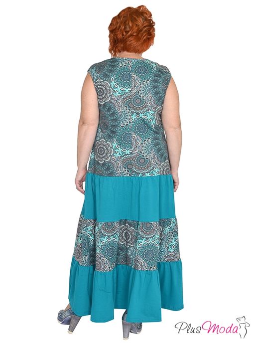 Платье Модель №1219 размеры 44-84 - Plusmoda фото 3