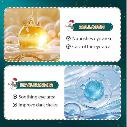 Рождественская фруктовая коллагеновая маска-патч для глаз - Cosmetics фото 2