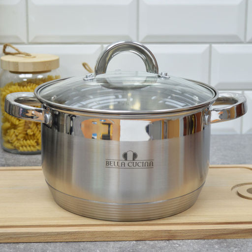 Набор посуды "Bella Cucina" 12 пр (2,1л,2*2,9 л,2*3,9 л,6,6л) , арт. BC-2032