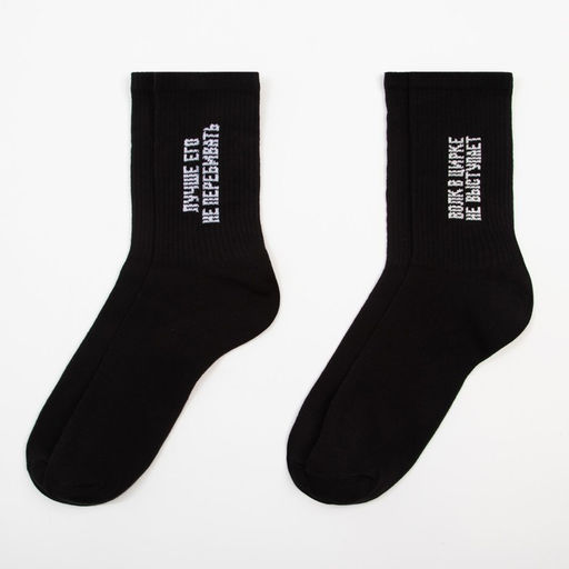 Набор мужских носков KAFTAN «Волк», набор 2 пары, размер 41-44 (27-29 см)