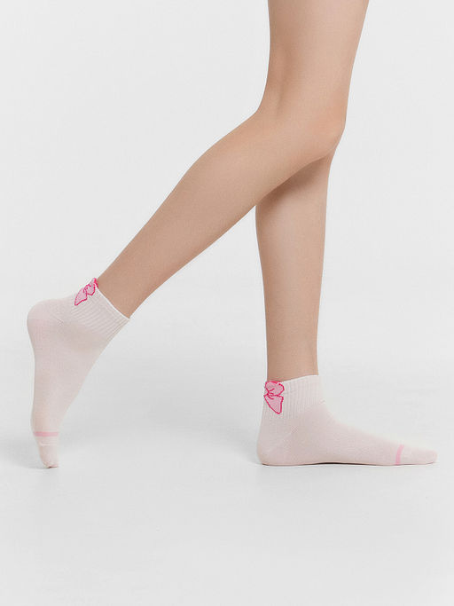 Цена за 5 пар! Носки детские белые с бантиками - Mark formelle фото 6