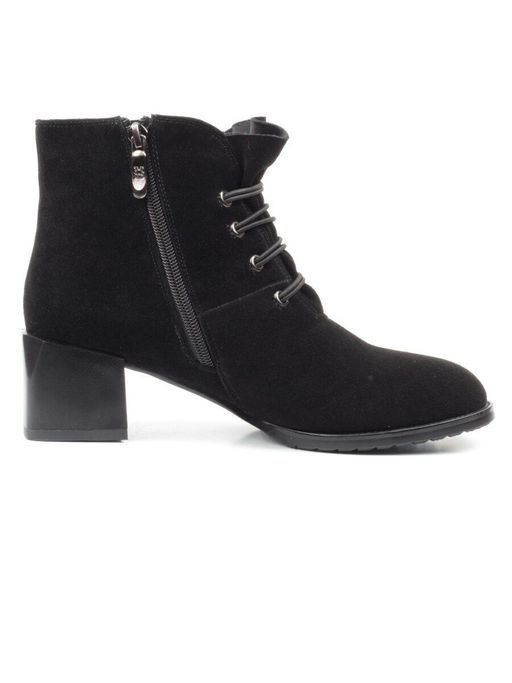 04-M20-6117 BLACK Ботинки женские зимние (натуральная замша, натуральный мех) - Фабричный китай фото 7