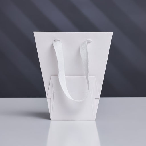 Цена за 12 шт. Пакет-переноска для цветов 10 10 20 х 18 см, белый - Simaland фото 2