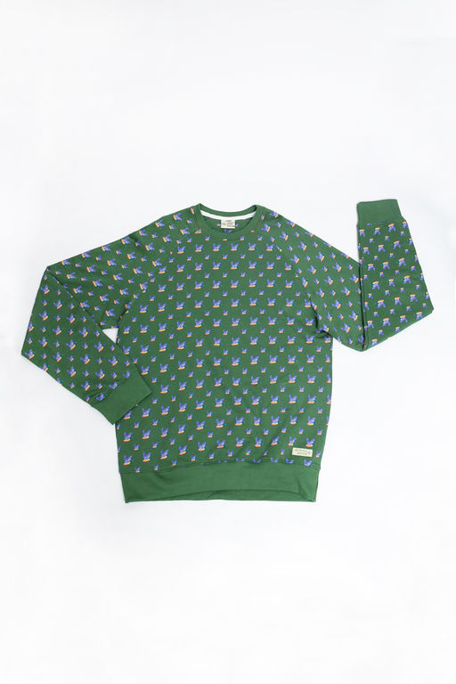 Толстовка ЗАПОРОЖЕЦ Ditch Aop ELM GREEN  фото 4