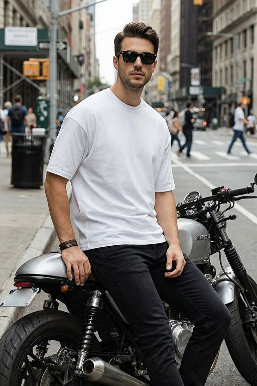 Beyaz Oversize/Geni_ Kesim K_sa Kollu T-Shirt TMNSS22TS0317 - Trendyolmilla фото 2