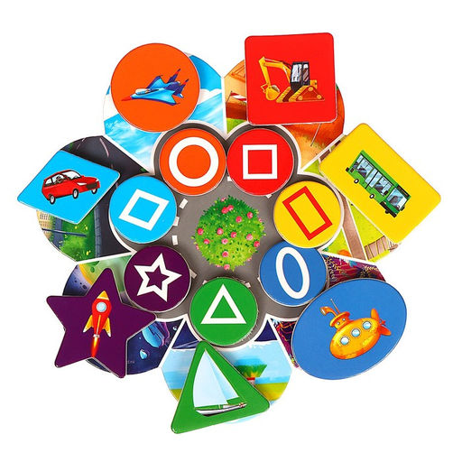 Игрушка на липучках Цвет, форма, транспорт - Лесная мастерская фото 5