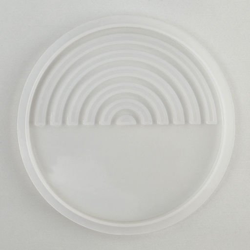 Подставка из гипса. Набор для создания поддона с красками Круг