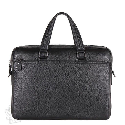 Портфель мужской кожаный 22-1167-1H black Heanbag  в Новосибирске