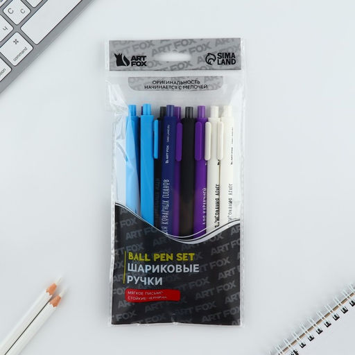 Цена за 10 шт. Ручка прикол шариковая синяя паста автоматическая 0,7 мм МИКС надписей Приколы, пластик - Artfox фото 5