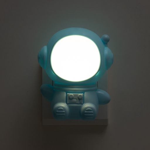 Ночник «Приветливый космонавт» 1 Вт LED 4000-6000К голубой 10×9×11.5 см