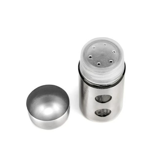 Набор для специй 2 предмета (сталь): солонка 1х80мл, перечница 1х80мл LARA (LR08-11)  фото 5