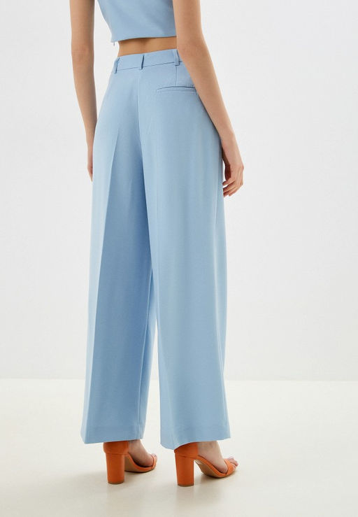 Светло-голубые классические брюки - Incity фото 11