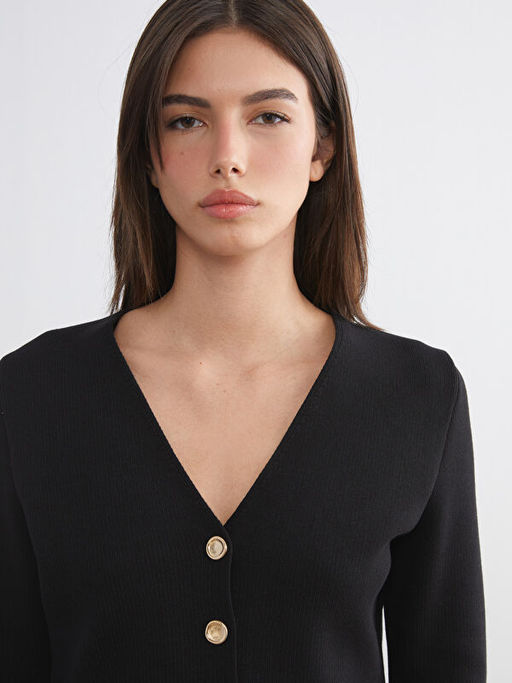 V Yaka Kad?n Triko H?rka