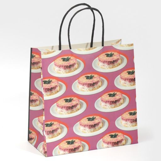 Пакет подарочный новогодний «Шуба», 22 х 22 х 11 см