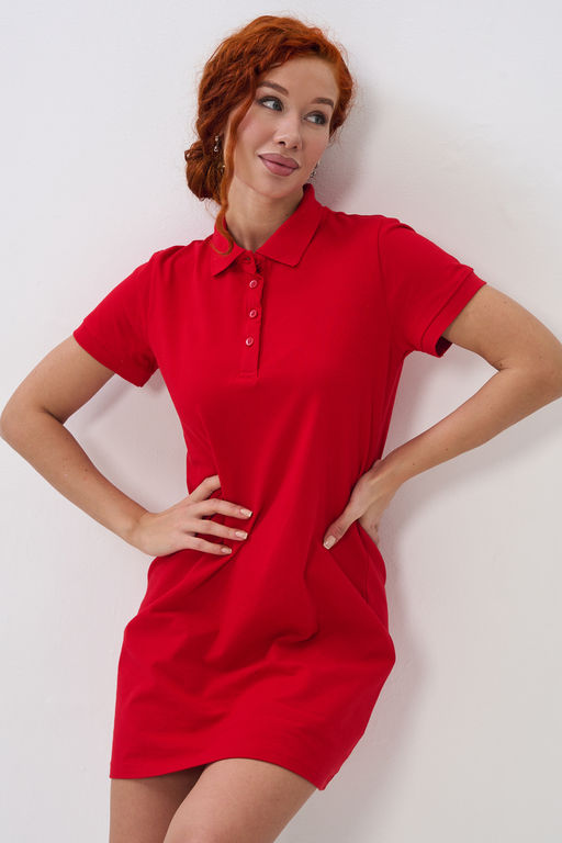 Платье Натали 14413 поло из хлопка  фото 65