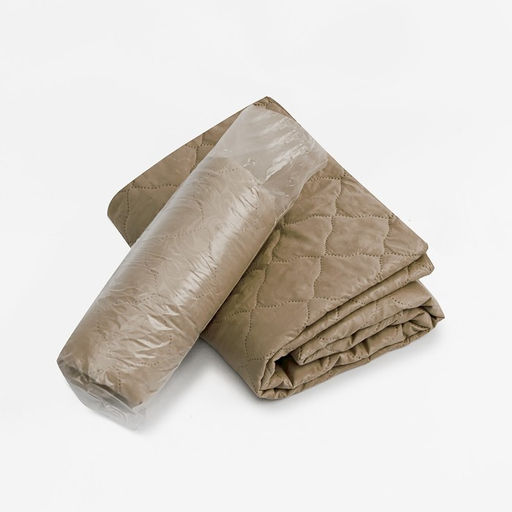 Покрывало 200х215см, бежевый, синтепон 100г/м, микрофибра 80г/м, 100% полиэстер - Vesta фото 3