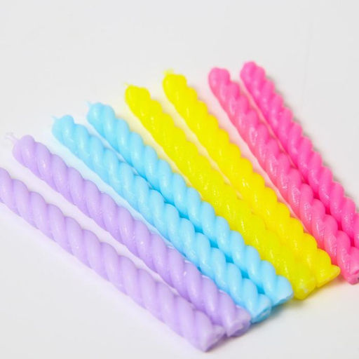 Свечи для торта «С Днем Рождения», набор 8 штук, Принцессы