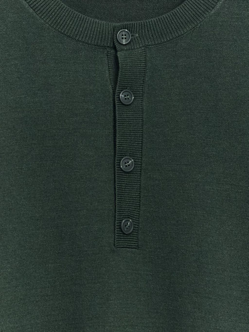 Джемпер с воротником хенли / Zarina  фото 3