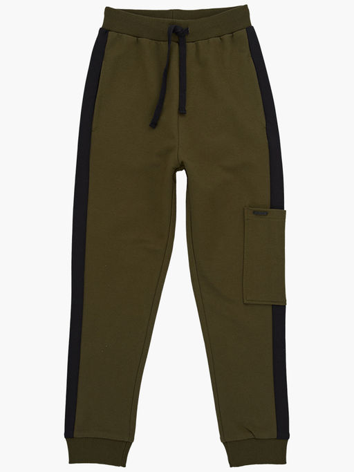 Спортивный костюм для девочки на молнии UD 7728 зелен-хаки - Mini maxi фото 17