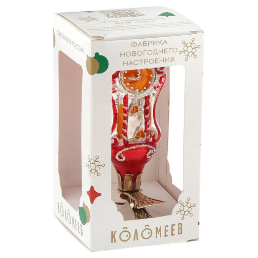Елочное украшение Часы на прищепке ПФ-361 - Коломеев фото 2