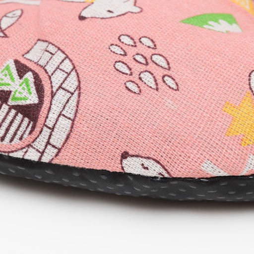 Лежак для животных Мишка в облаках, 40 х 40 х 10 см, розовый - Пижон фото 5