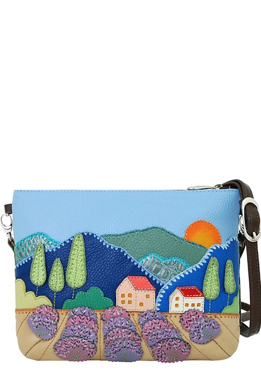 Сумка с аппликацией ДС-261-216 мокко - Protege фото 2