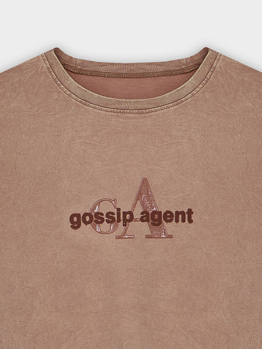 Лонгслив женский серый с обработкой эйсид - Mark formelle фото 5