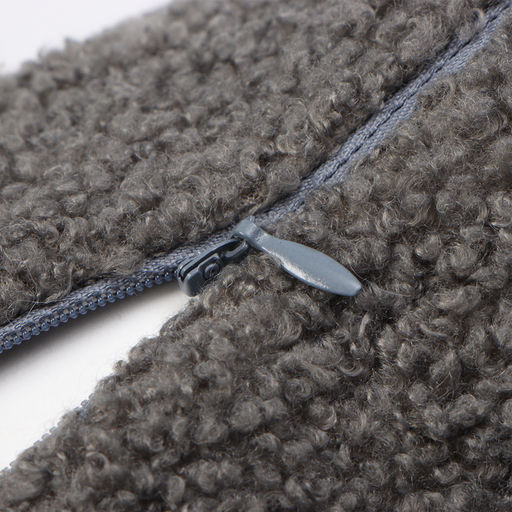 Наволочка декоративная Этель Boucle 43х43см, цвет серый, полиэстер  фото 8