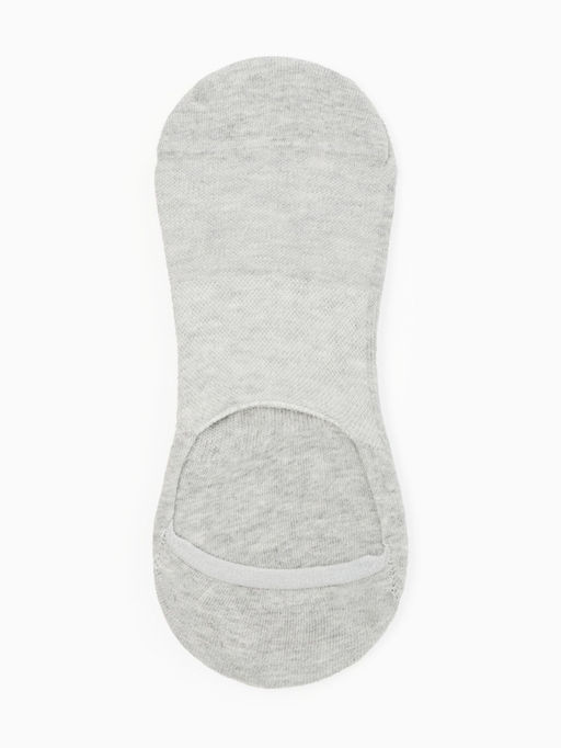 Носки-подследники с компрессией, размер 42-45, серые