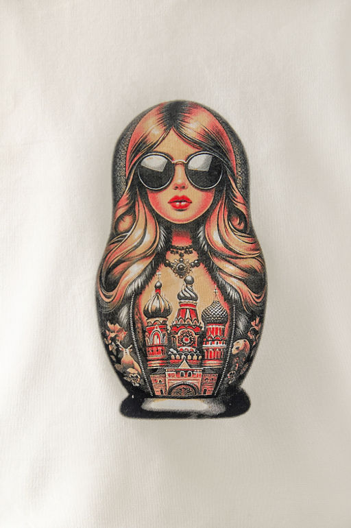 Арт. 1-3105 Свитшот женский 44-50 (4 шт) Цвет:бежевый - Калинка фото 24