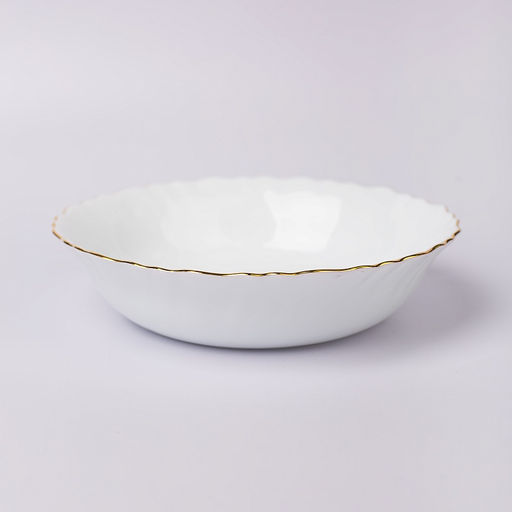 Тарелка для супа 17,8см. GOLDEN RIM (миска) (стеклокер) арт. PO-780-GR (116836)