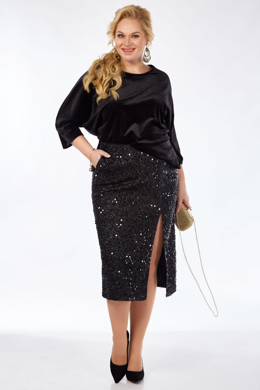 Платье Belinga 1222 черный - Mira fashion фото 853