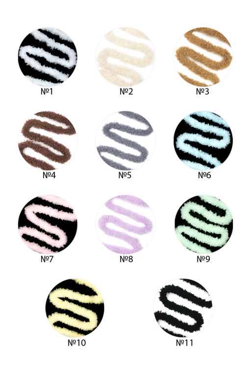 Проволока синельная плюшевая 1 м (SF-8093) сиреневый №8 - Больше подарков фото 8