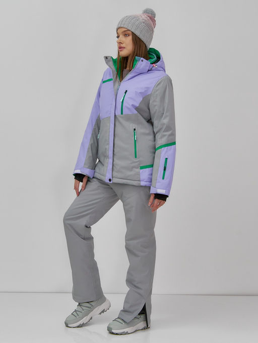 Куртка горнолыжная женская CHUNMAI 7092Sn утеплитель 480-580 г/м² сиреневая - Mtforce фото 10