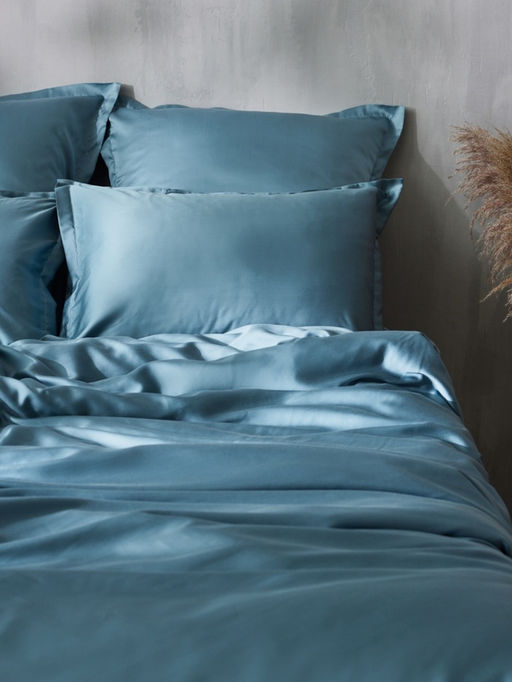 Наволочка SL Home Tencel, 50?70+3 см, серо-голубая, тенсель, эвкалиптовое волокно 100% - Sima-land home фото 8