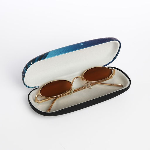 Футляр для очков, 16 х 4 х 6 см, хлопушка, цвет синий - Simaland фото 5