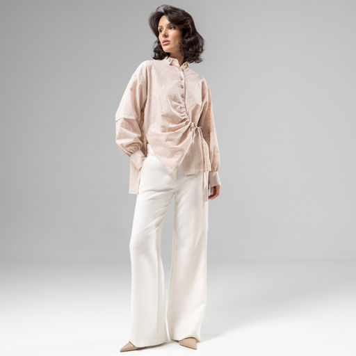 Рубашка из 100% хлопка, Дивная смелость (beige) - Charutti фото 4