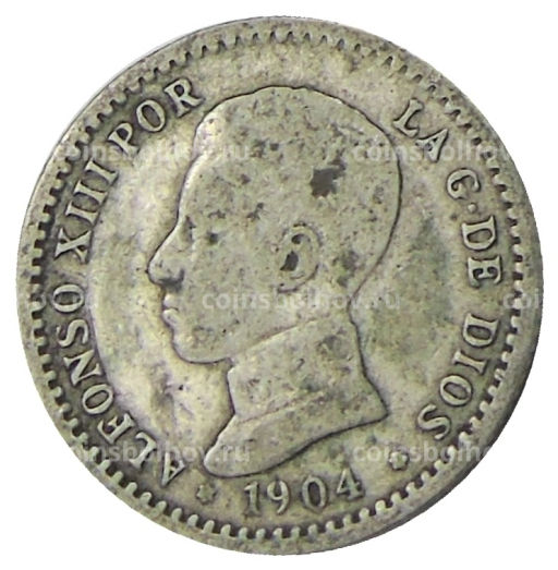 50 сентимо 1904 года Испания