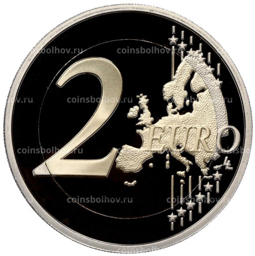 2 евро 2024 года Монако 500 лет Бургосского договора с Карлом V (в коробке)