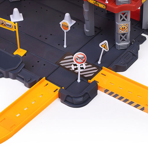 Парковка "Приключения на стройке" (142 предметов) в коробке