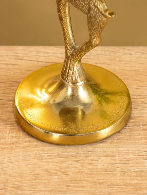 Подсвечник «Зимняя сказка», 10×10×17.5 см, алюминий, золотой