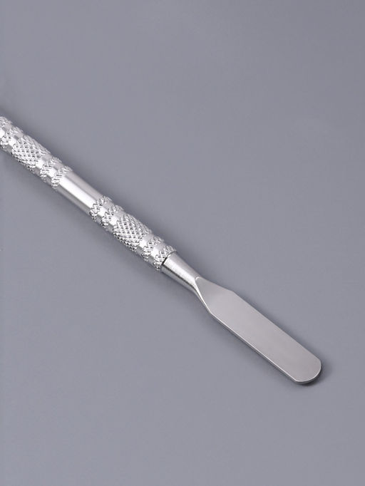 Набор для макияжа, 2 предмета: палитра, спатула, цвет серебристый