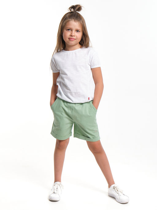 Комплект для девочки с шортами UD 6483/7936 розовый/желтый - Mini maxi фото 12