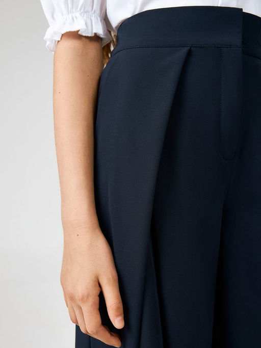 ACOOLA / Брюки детские для девочек Teacher черный-синий фото 6