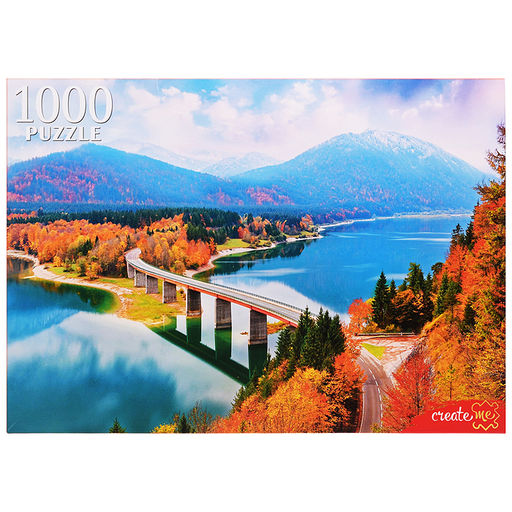 Пазлы 1000 "Осень в горах"