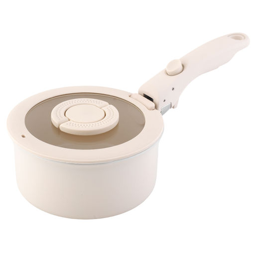 Набор посуды для приготовления со съемной ручкой smart ceramic, 7 предметов, цвета топленого молокатермо