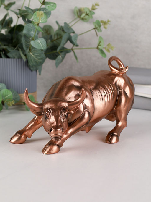 Статуэтка Бык 21,5х11,4х12,2 см / QMH20288-48 /уп 18/ - Галеонтрейд фото 2